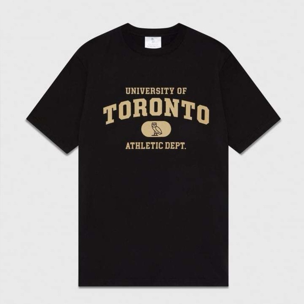 NEW OVO x University of Toronto Black Short Sleeve T-Shirt Men’s XL